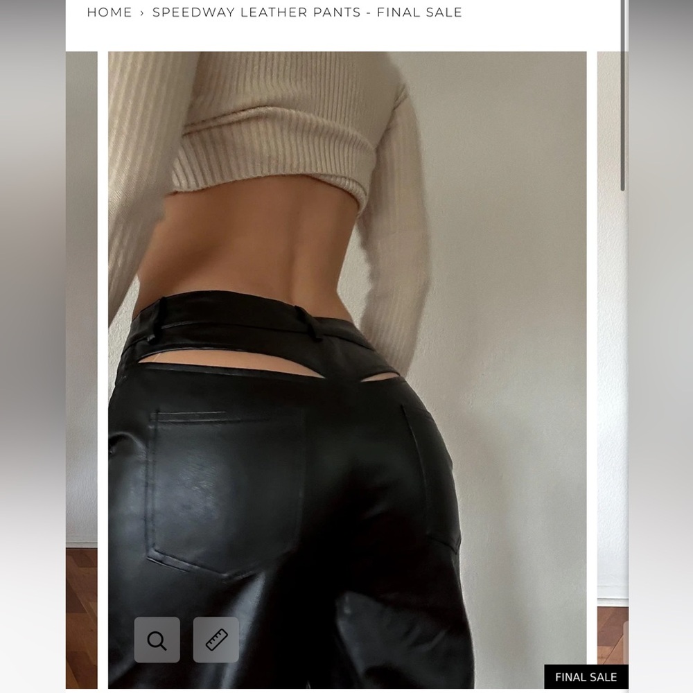 Luna B speedway leather pants